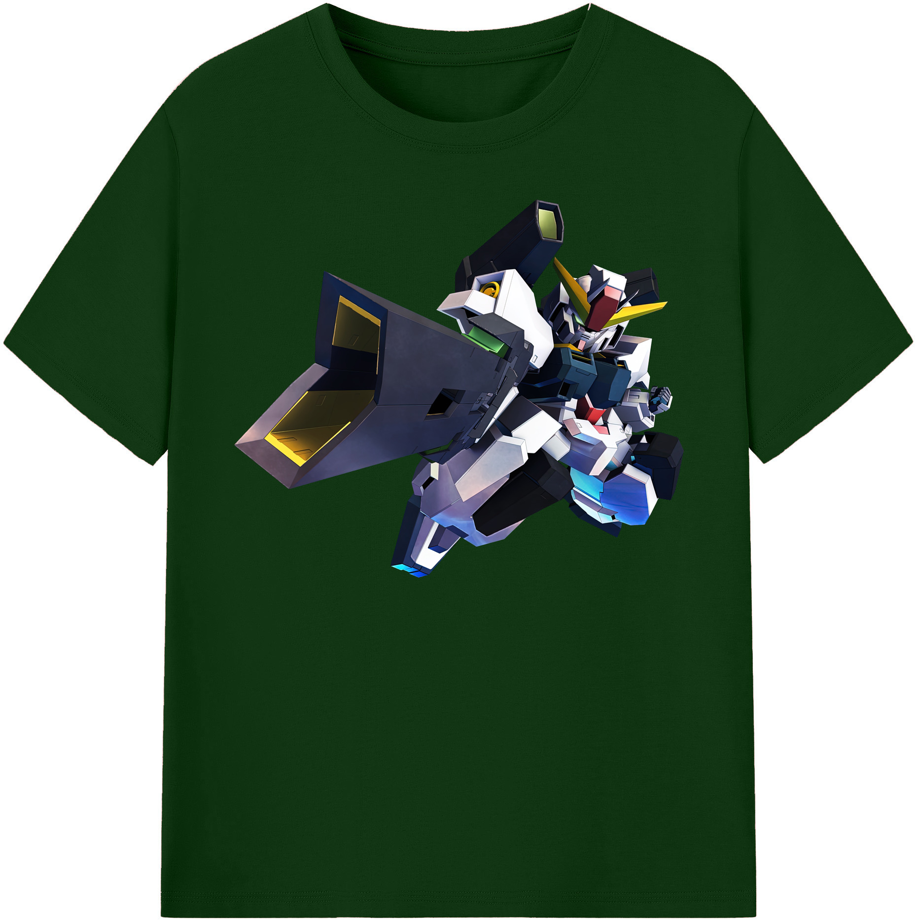 （画像用） 機動戦士ガンダム Mobile Suit Gundam 綿100％半袖Tシャツ（フロントプリント）